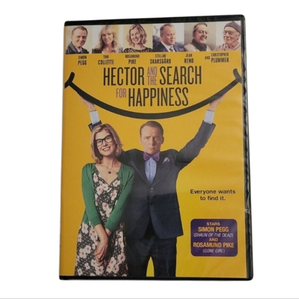 NEW Hector & the Search for Happiness DVD Movie Starring Simon Pegg & Jean Reno